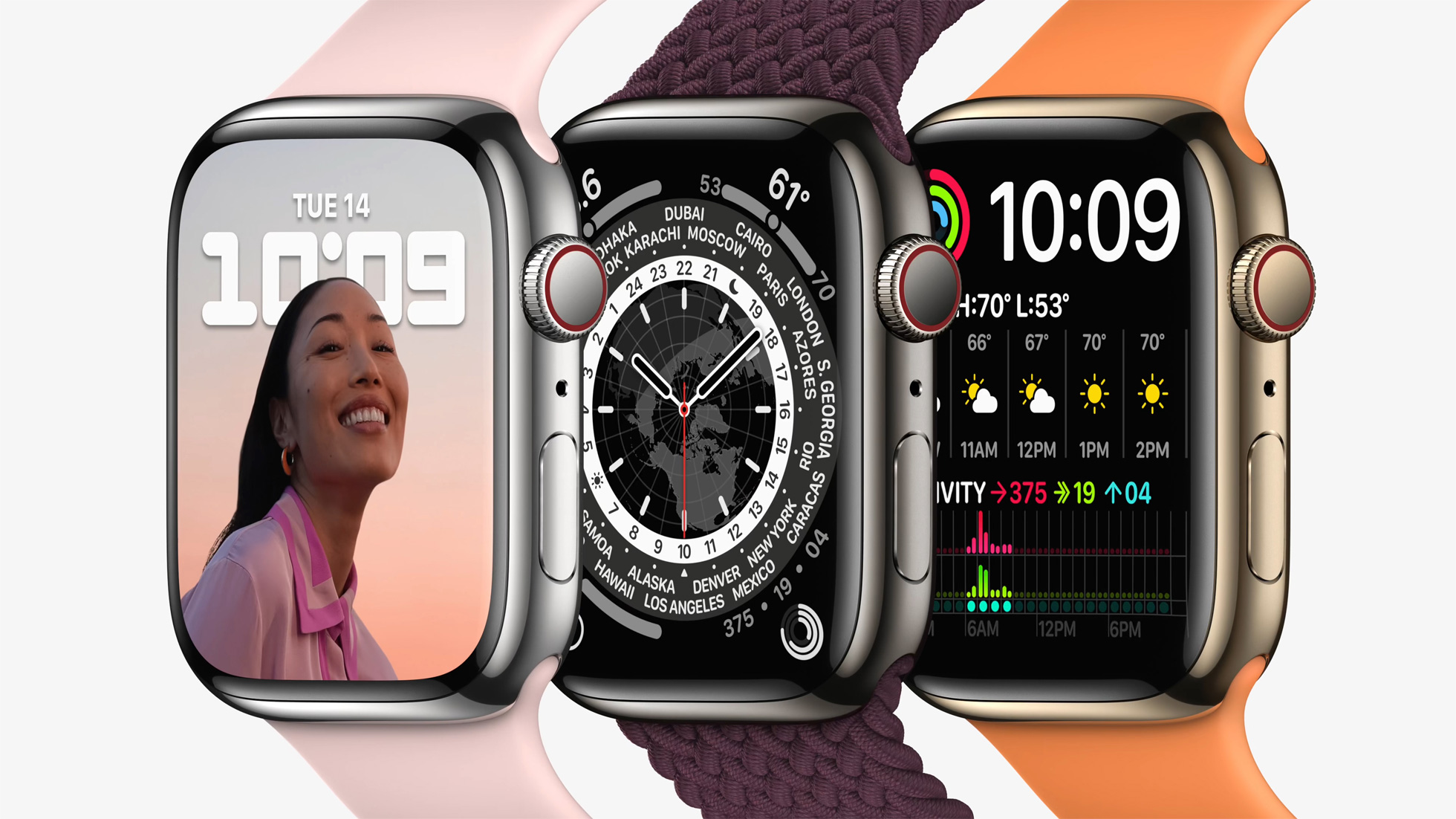 مقایسه اپل واچ های سری 7، اس ای  و 3 (Apple Watch 7, SE & 3)  