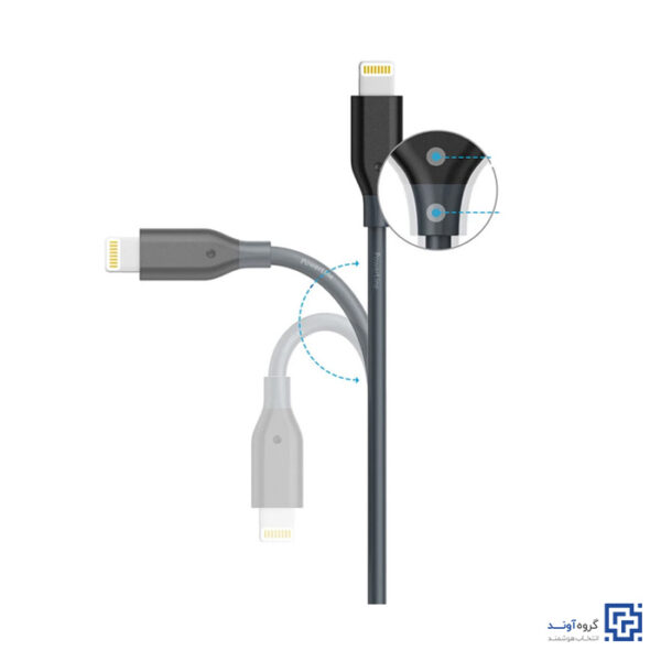 کابل تبدیل USB به Lightning انکر مدل A8121 PowerLine Plus طول 0.9 متر
