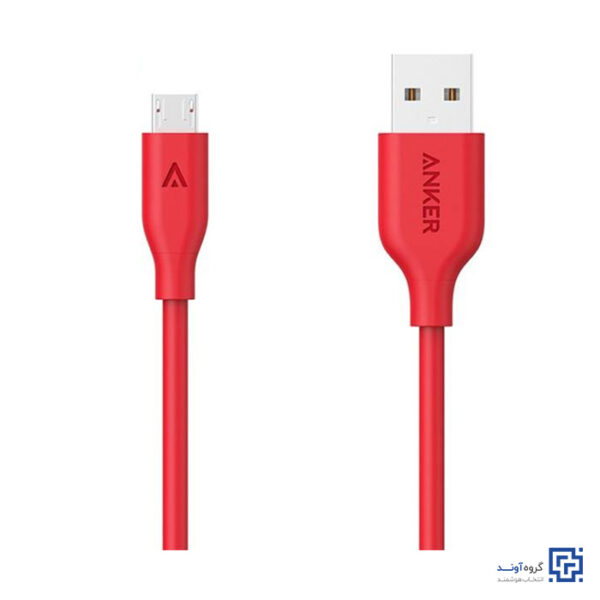 کابل تبدیل USB به microUSB انکر مدل A8132 PowerLine طول 0.9 متر