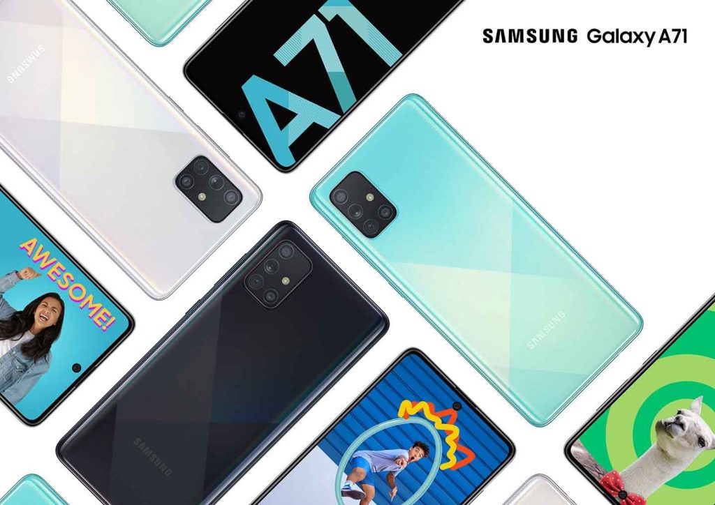خرید اینترنتی گوشی موبایل سامسونگ Samsung Galaxy A71